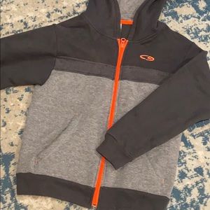 Champion zip up hoodie.  Small 6/7
